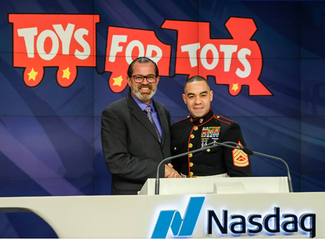 Sean Acosta is the Nassau County Toys for Tots Vice President